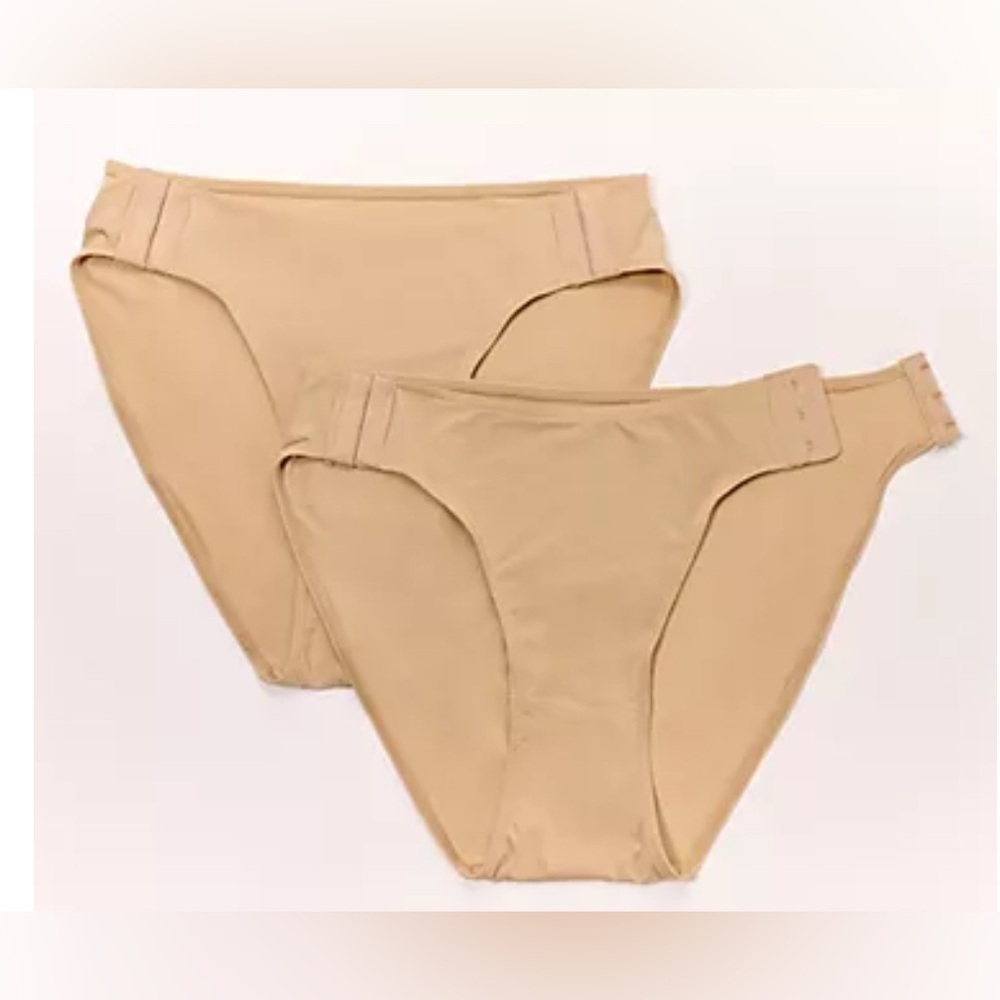 Slick Chicks Set of 6 Hi-Cut Brief Panties Size M